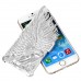 iPhone 6 6s 4.7 - Silver Angel Wing Electroplated 3D Hard Protective Phone Cover Case